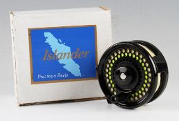 Islander Canada The Arla LA Ocean or Salmon fly reel – 3.8” dia anti-reverse ventilated reel, c/w