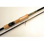 Fine Hardy No.1 Favourite Carp graphite rod – 12ft 2pc c/w purple whipped fuji style lined guides,