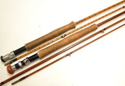 Alex Martin and A.O. King Farnham all original split cane trout fly rods – “The Thistle Dry Fly” 9ft