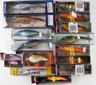 Mixed Selection of Fishing Lures: All New in makers boxes large sizes to include Sebile, Storm,
