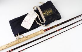 Good Hardy Bros “Graphite Salmon Fly Deluxe” Rod: 13ft 9in 3pc - line 9# – Fuji style lined butt and