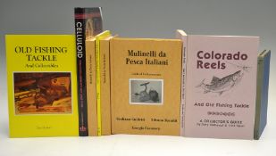 Selection of “Old Fishing Tackle” Reference Books (5)– 3x Mulinelli da Pesca Italiani – Giuliano