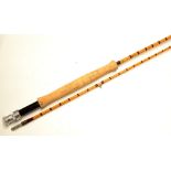 Fine Hardy The Halford Knockabout palakona fly Rod Ser. No. H39884C – 9ft 6in 2pc -fully refurbished