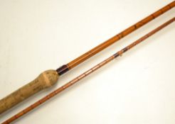 Good B. James and Son London England Richard Walker signature Mk IV Avon split cane rod - 10ft 2in