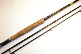 Sue Burgess Diamondback graphite fly rod-11 foot three-piece graphite line 6-9#, Fuji style line