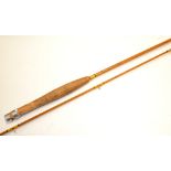 Fine Hardy Bros “The Riccardi Special” palakona brook trout fly rod – 7ft 2pc – line 6# - with