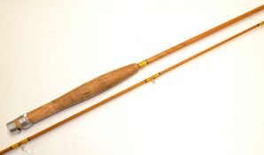 Fine Hardy Bros “The Riccardi Special” palakona brook trout fly rod – 7ft 2pc – line 6# - with