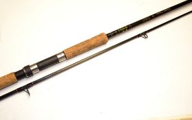 Diawa Whisker Spinning carbon salmon rod-11ft 2pc wt 10-60 gms-Fuji style lined guides throughout-