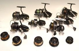 Collection of various Mitchell fixed spool reels and spare spools (7) - Mitchell 314 C.A.P.; 5x