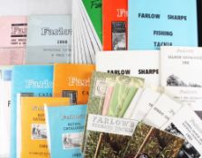 C Farlow Fishing Tackle Catalogues / Price Lists: A Good selection from 1951 – 1981 small and