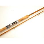 Good Jas Aspindale & Sons Dalesman Series split cane carp rod – The Goldendale De Lux” 10ft 2pc with