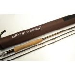 Orvis Western3 carbon fibre sea trout fly rod -10ft 3pc - line 5#- Tip Flex - very lightly soiled
