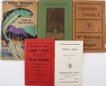 William Robertson Glasgow Fishing Trade Catalogues - 1930 Tackle for River Loch and Sea, Fishing