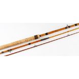 Hardy Bros Alnwick “The Sheffield Surestrike Rod” whole cane and greenheart bottom rod serial number