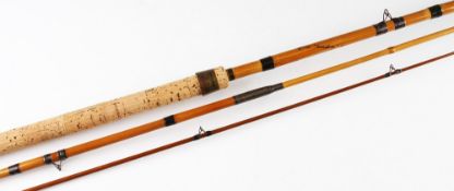 Hardy Bros Alnwick “The Sheffield Surestrike Rod” whole cane and greenheart bottom rod serial number