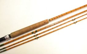 Alex Martin Glasgow The Scotia Trout refurbished split cane fly rod – 9ft 6in 3pc with spare tip –