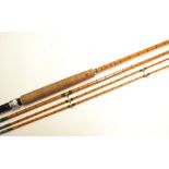 Alex Martin Glasgow The Scotia Trout refurbished split cane fly rod – 9ft 6in 3pc with spare tip –