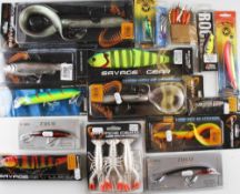 Mixed Selection of Fishing Lures: All New in makers boxes various sizes to include Savage Gear,
