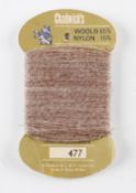 Card of Chadwick’s Wool for fly tying – Colour no 477 – for Sawyers Killer Bug