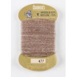 Card of Chadwick’s Wool for fly tying – Colour no 477 – for Sawyers Killer Bug