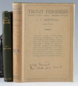 Mottram, J C – Sea Trout and other Fishing Studies 1920 1st edition together with Trout Fisheries