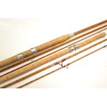 2x Interesting Roach/Float split cane coarse rods – good unnamed Roach rod 10ft 3in 3pc with