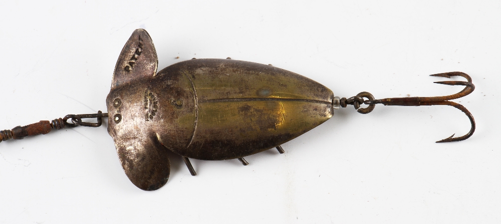 Rare “The Proper Colorado” Patent No.3 Spider spoon with legs – with Patent stamped to both fins –