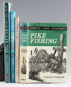 Turrell, W J Dr – Pike Fishing 1953 , Rickards The Best of Pike Lines 1988, Weatherall Pike