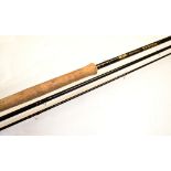 Bruce and Walker “Walker Powerlite” hand built carbon salmon fly rod: 12ft 3pc - line 7-9# - Fuji