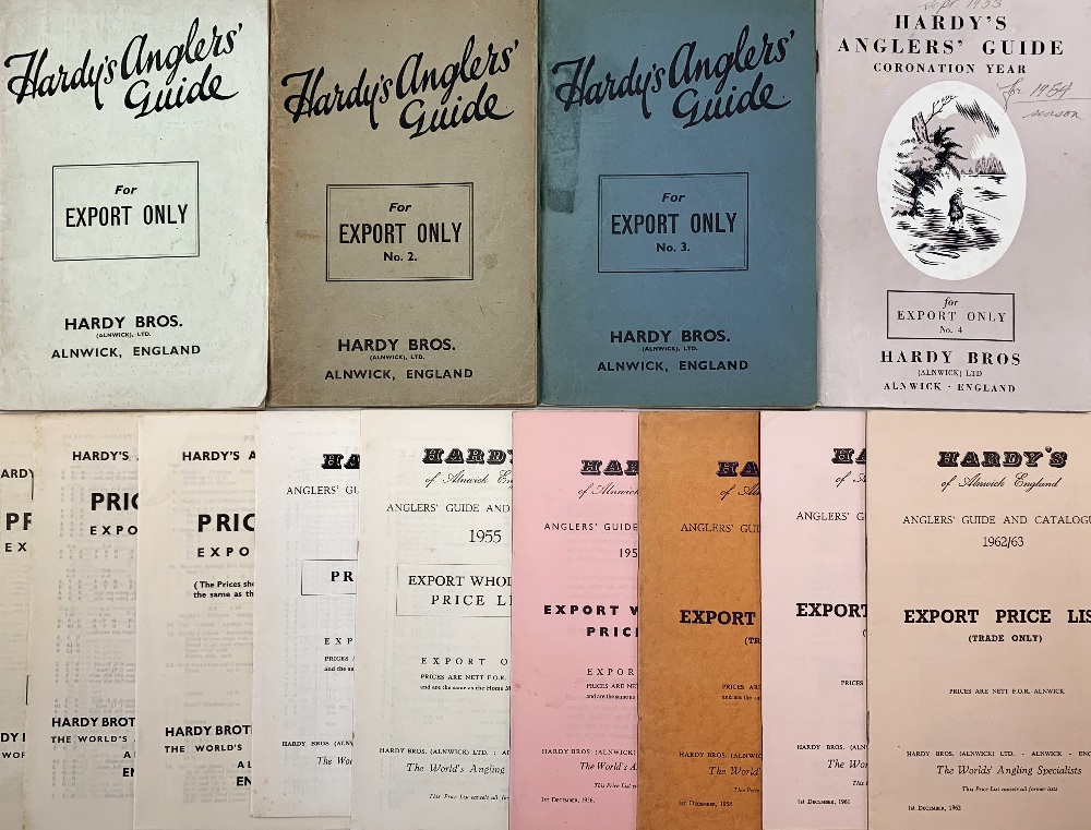 Hardy Export Catalogues: To include Hardy’s Angler’s Guide No1, No 2, No 3, No 4 Coronation Year