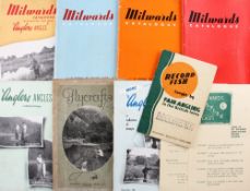 Milward & Sons 1950/60s Fishing Trade Catalogues, To include 1957-58, 1961, 1962, 1964, Anglers