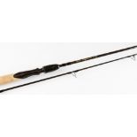 Carbon E. T. Flipper Fishing Rod: 2 Piece 6.6” 10 – 30g New with MOB