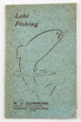 Cummins, W J – Lake Fishing c.1938 paper covers comes with postcard from Hardy Brothers dated 1908