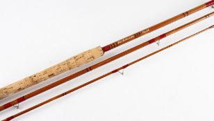 Fine split cane Match rod – The Interceptor Match 10ft 6in 3pc – with clear agate lined butt and tip