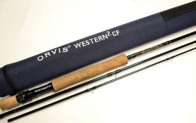 Orvis Western2 carbon fibre trout fly rod -10ft 3pc - line 7# - Competition Flex - very lightly