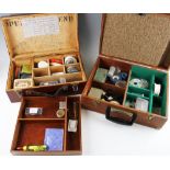 Fly Fishing line: All contained in a 2 wooden boxes together with other accessories (2)