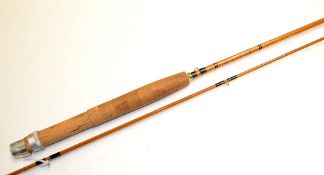 Fine Constable Bromley England “The Wallop Brook” split cane fly rod ser no 772– 6ft 9in 2p with