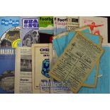 Selection of Chester home football programmes to include 1963/64 (9) including Barrow (FAC) 1964/