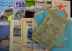 Selection of Chester home football programmes to include 1963/64 (9) including Barrow (FAC) 1964/