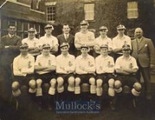 1948/49 England v Wales 10 November 1948 rare photograph of England team. Note from vendor; previous