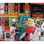 Big Match Bundle of Rugby Programmes etc (20): All three Australia v British Lions Tests 2001; Wales