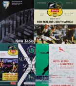 South Africa Abroad Rugby Programme Selection: Issues from 1961 (Scotland), 1965 (v Combined Mid &