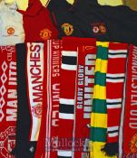 Selection of Various Manchester United Scarves with a mixed range included, some duplication with