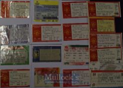 2001/02 Manchester Utd premiership match tickets homes & aways. (39) Generally good.
