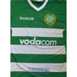 Bloemfontein Celtic (South Africa) 1969-2009 40th Anniversary green and white, short sleeve, size L