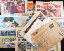 Rugby Miscellany 1950-2000s (Qty): Approx 30 items, mostly commemorative newspapers & supplements