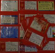 2000/01 Manchester Utd premiership match tickets homes & aways (38) Generally Good.