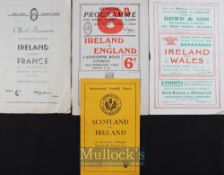 1953 Full Set of Irish International Rugby Programmes (4): All four issues from the Five Nations