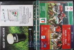 1964 to 2000 Wales Homes Rugby Programmes v Foreign Visitors (22): Games in Wales v Fiji 1964,