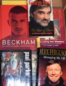 Collection of hard back books relating to Manchester United to include George Best (The best of